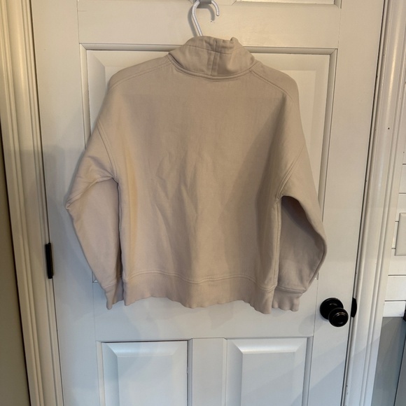 Vince mock neck pullover Sweatshirt Tan 45126 - Picture 1 of 9
